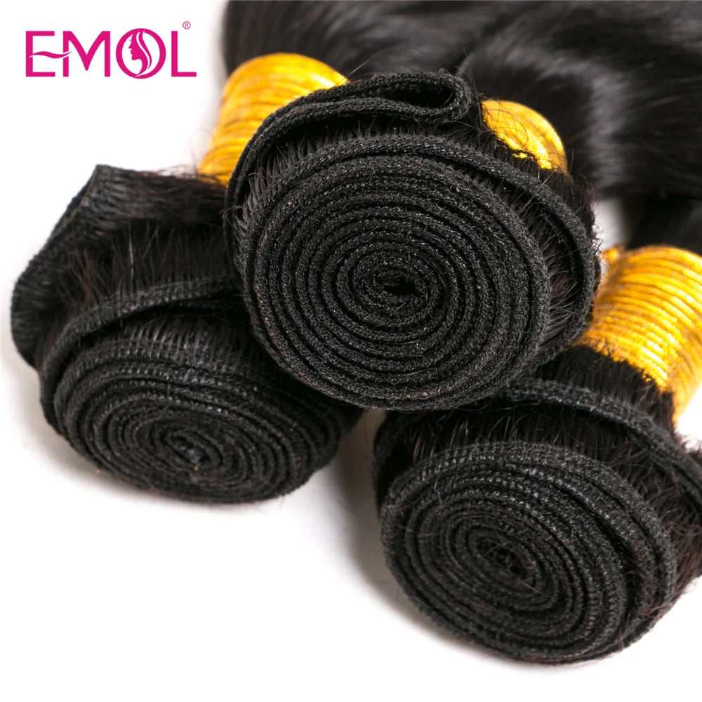 Indian Body Wave Human Hair Bundles 1/3/4 Piece Deal 8-30 Inch Remy Human Hair Bundles for Women Raw Hair Extensions