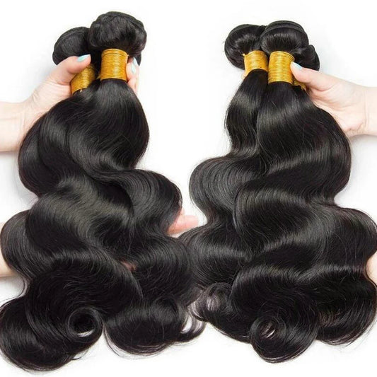 Indian Body Wave Human Hair Bundles 1/3/4 Piece Deal 8-30 Inch Remy Human Hair Bundles for Women Raw Hair Extensions