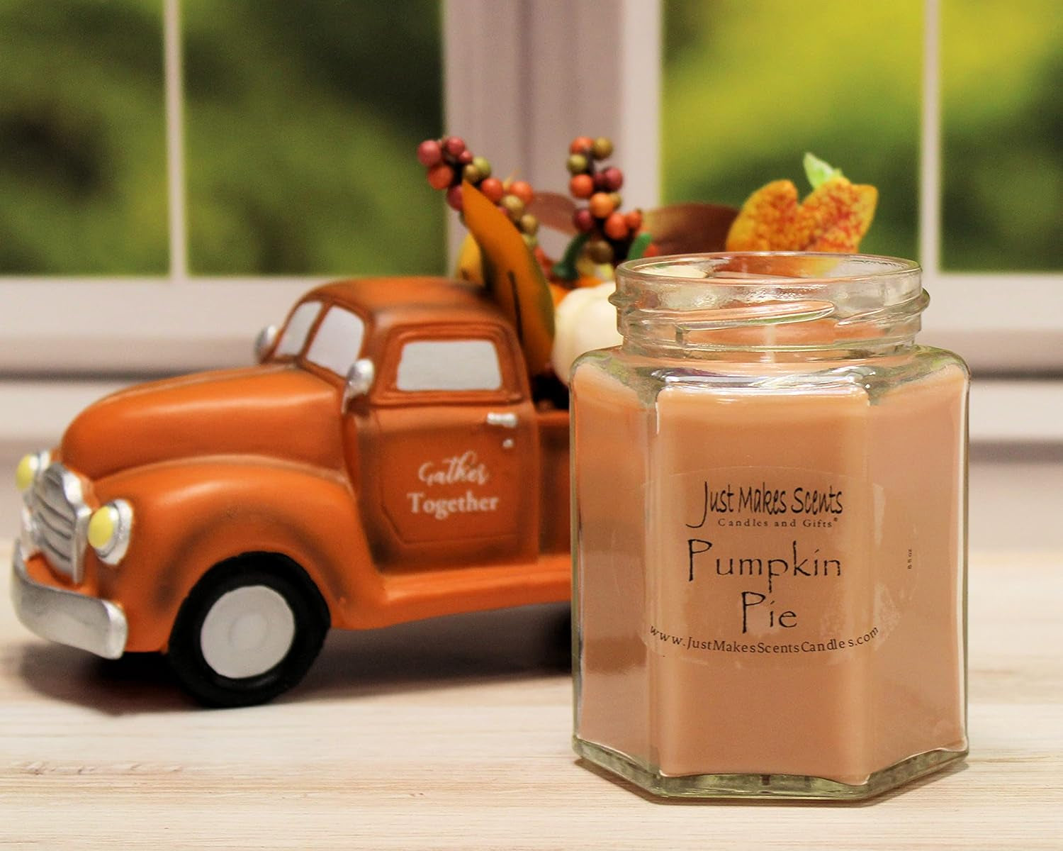 Pumpkin Pie Scented Blended Soy Candle | Hand Poured Fall Fragrance Candles | Made in the USA by