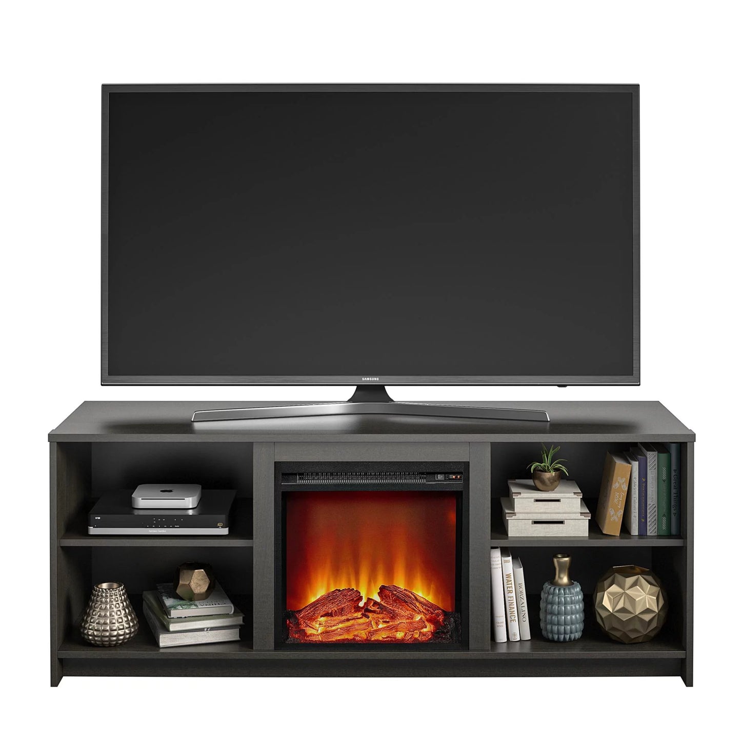 Fireplace TV Stand for Tvs up to 65", Espresso