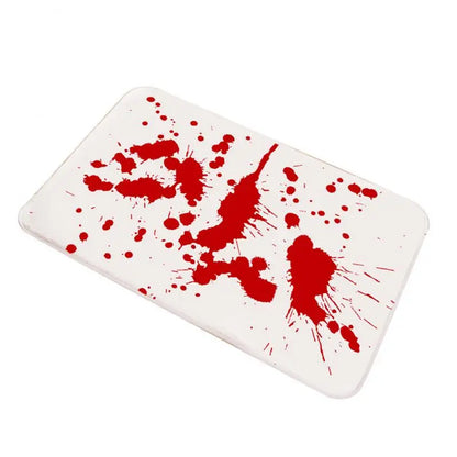 New Style Horrible Floor Mat Halloween Color Changing Carpet Bath Mat That Will Change Color Turns Red in Water Foot Pad