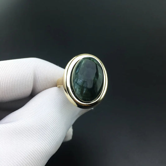 Ffgems Natural Green Charoite Rings Sterling Real 925 Silver Gemstone Fine Jewelry Women Engagement Wedding Gift